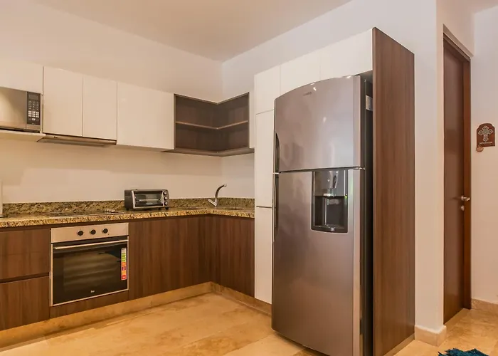 Luxury Aldea Zama 2Bed - 2Bat Apartment Private Terrace & Swim Up