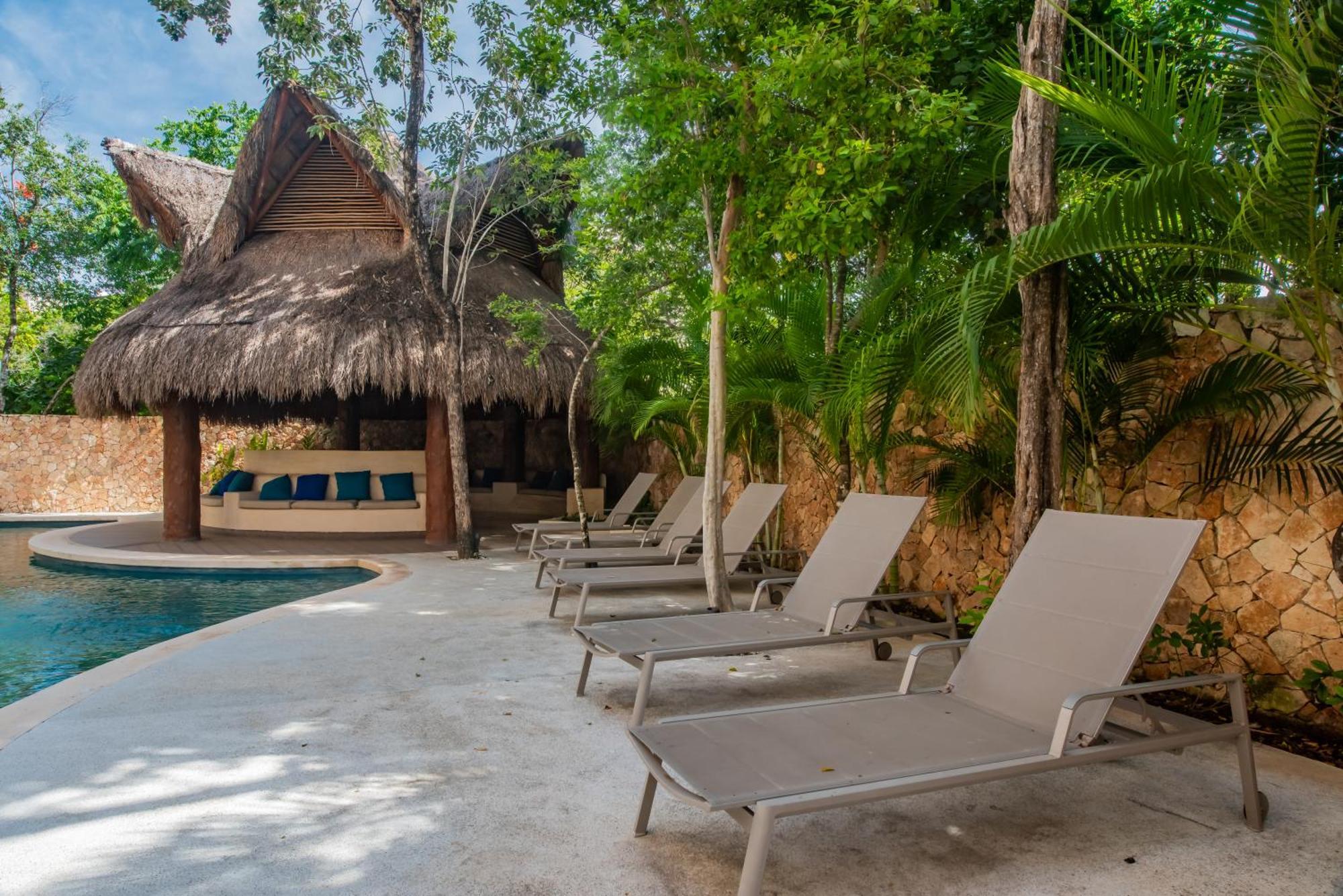 Luxury Aldea Zama 2bed - 2bat Private Terrace & Swim Up Appartement
